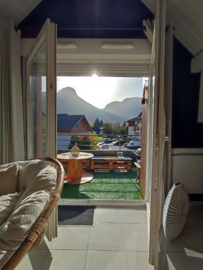 Appartement Plein Centre Village, Vue Montagnes, Proximite Immediate Lac Doussard Eksteriør billede